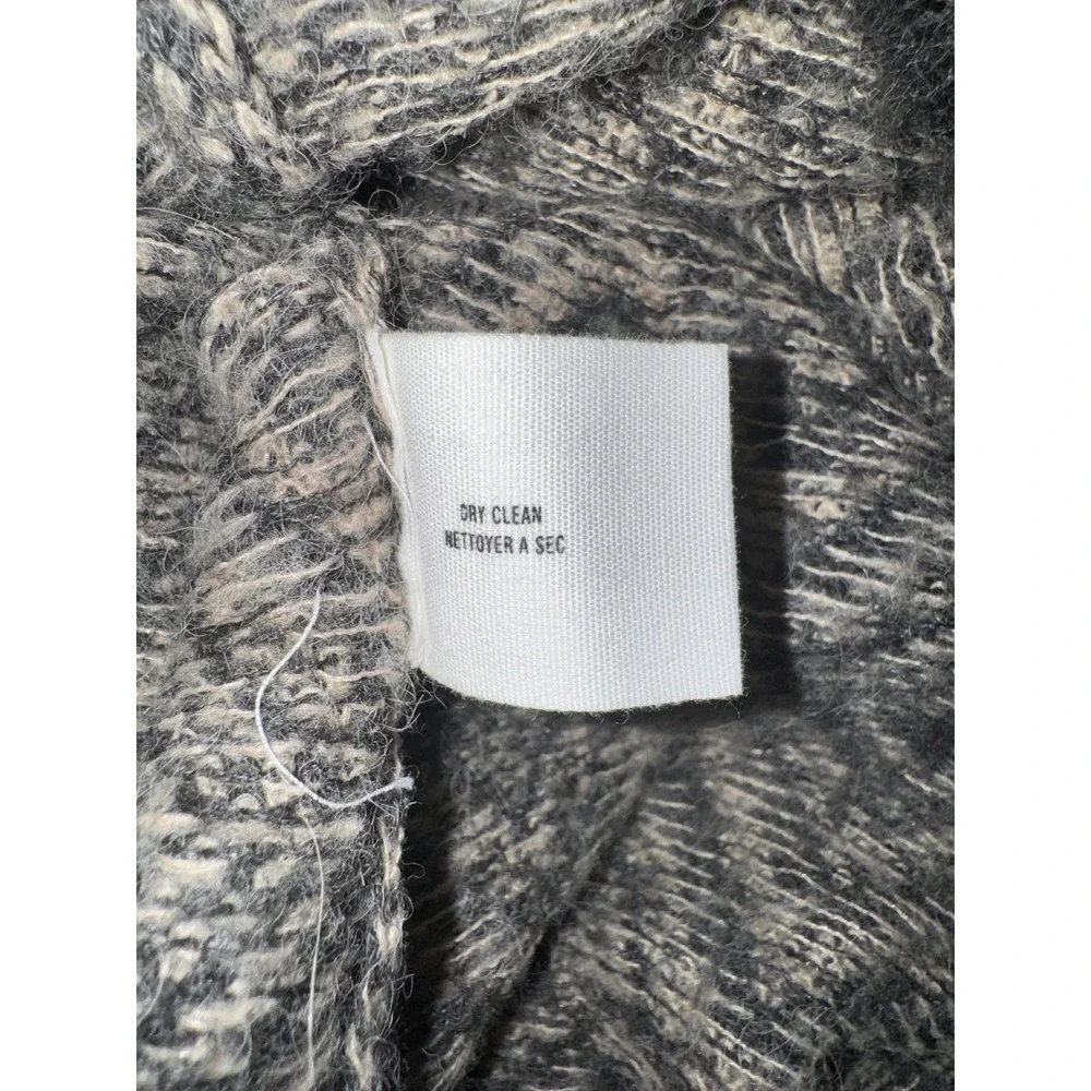 Sparrow Anthropologie Grey Geometric Fair Isle Alpaca‎ Wool Sweater Dress Medium